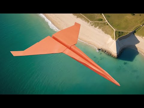 Vorschaubild: Concorde aus Papier falten: Flugzeug aus Papier falten - Origami-Anleitung