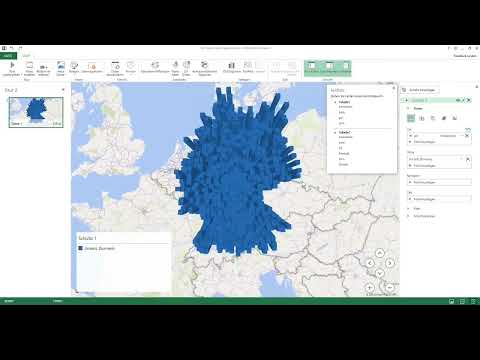 Cr&eacute;er un diagramme dans Excel : 5.13 | Carte 3D (Power Map)