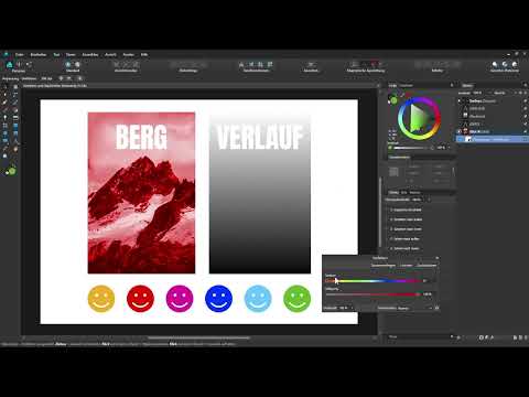 Affinity Designer-Tutorial &ndash; Grundlagen: 5.3 | Umf&auml;rben und Objektivfilter