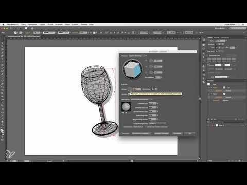 Illustrator f&uuml;r Einsteiger & Aufsteiger &ndash; 6.10 3D-Weinglas erstellen