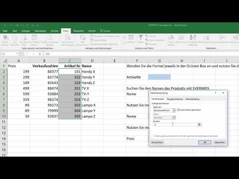 Excel course for controlling and sales: Assortment list, units, currency & Co - 5.4 Protect cells from being overwritten