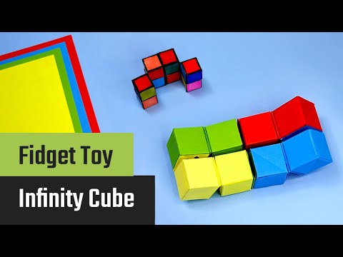 Image d’aperçu : Fabriquer un cube infini - guide DIY coloré avec vidéo et photos