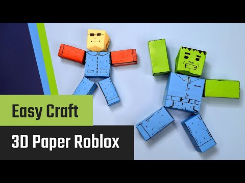 Forhåndsvisningsbillede: Lav en Roblox-figur af papir: En nem vejledning med billeder og video