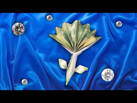 Voorbeeldafbeelding: Bloemen vouwen van geld: Onze top 3 handleidingen met video en foto's