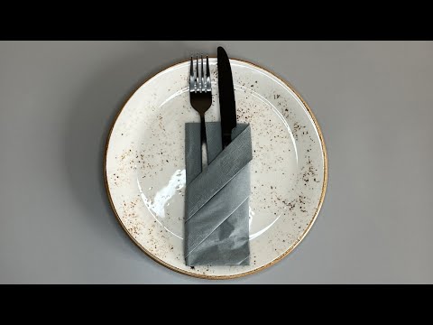 Voorbeeldafbeelding: Servetten vouwen voor de bruiloft: Onze top 4 handleidingen met video