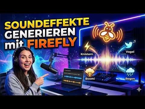 Vorschaubild: Soundeffekte mit KI: Adobe Firefly Tutorial für lebendige Videos