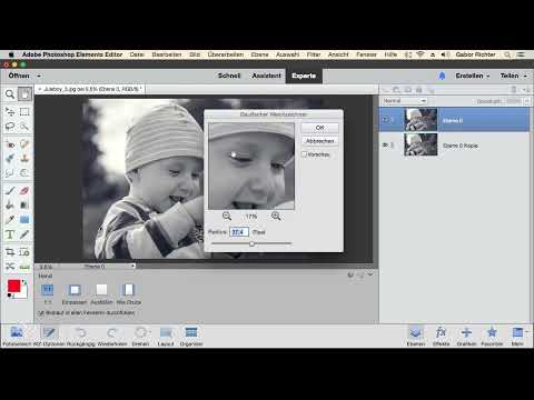 Photoshop Elements: 11.3 | Gauss Bulanıklığı Fırçası