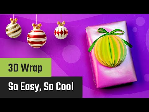 Preview image: Paper Ball for Gift Wrapping: Simple Instructions with Photos and Video
