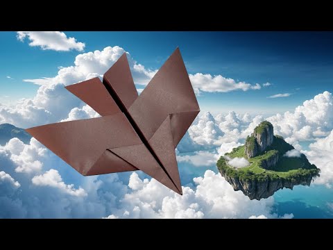 Vorschaubild: Falken-Papierflugzeug falten - Anleitung mit Fotos und Video