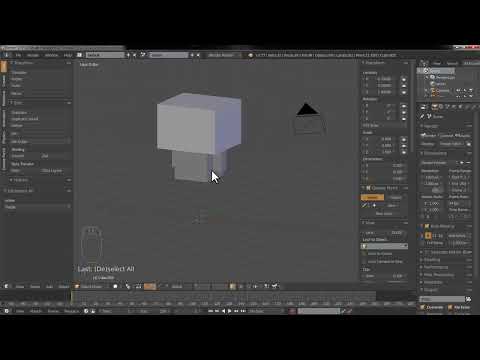 Blender'e yeni başlayanlar için uygulama eğitimi - 2.2 Küp-el işi karakter: Kol ve Bacaklar