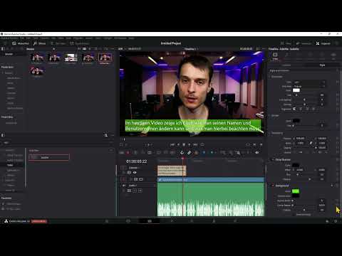 DaVinci Resolve: 5.14 | Altyazı oluştur, dışa aktar