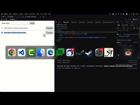 React-Tutorial: 4.10 | To-do-App – Fazit