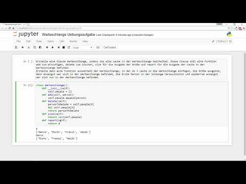 Python-ohjelmointi aloittelijoille - 49 harjoitusteht&auml;v&auml;&auml;: jono