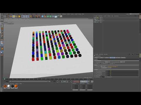 Cinema 4D MoGraph f&ouml;r nyb&ouml;rjare - 4.1 Shader F&auml;rg