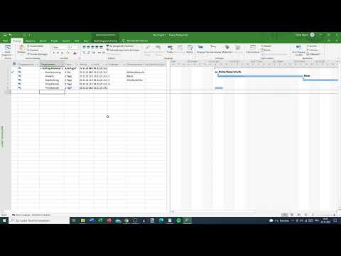MS Project-Tutorial: 3.4 | Het snelmenu