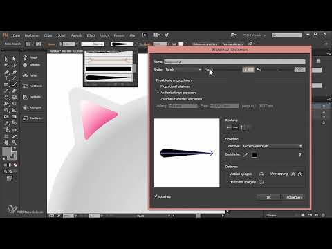 Erstellung einer Katze in Illustrator - Teil 2